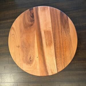 Wooden 15.5” Lazy Susan - Kitchen Dining Decor